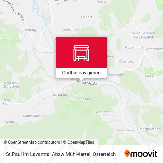 St.Paul Im Lavanttal Abzw Mühlviertel Karte