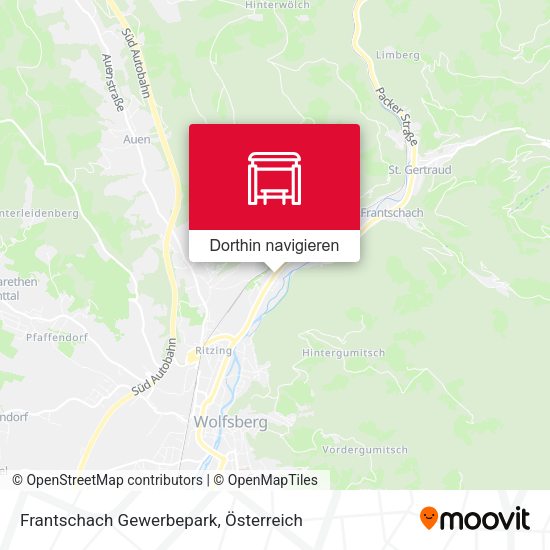 Frantschach Gewerbepark Karte