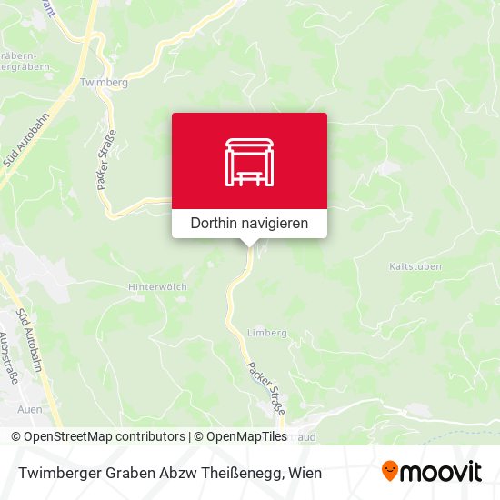 Twimberger Graben Abzw Theißenegg Karte