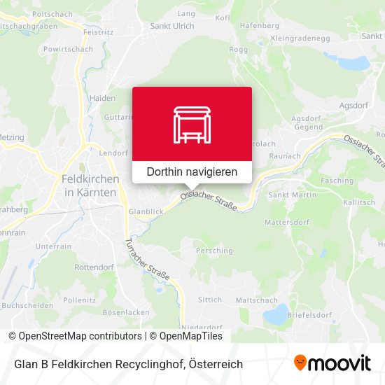 Glan B Feldkirchen Recyclinghof Karte