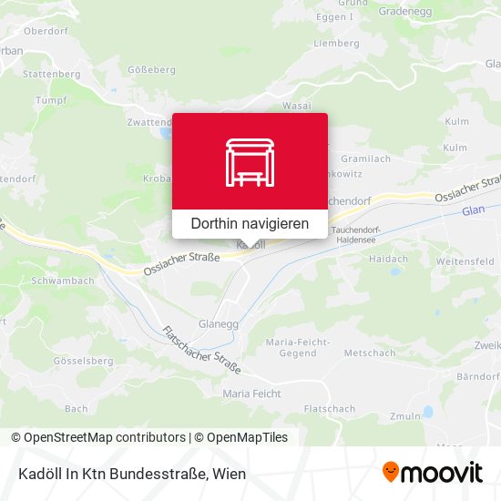Kadöll In Ktn Bundesstraße Karte