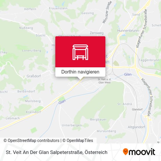 St. Veit An Der Glan Salpeterstraße Karte