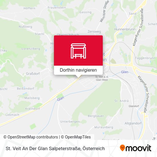 St. Veit An Der Glan Salpeterstraße Karte