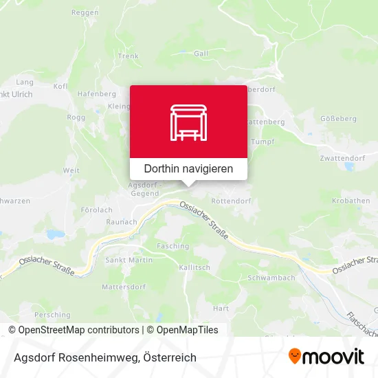 Agsdorf Rosenheimweg Karte