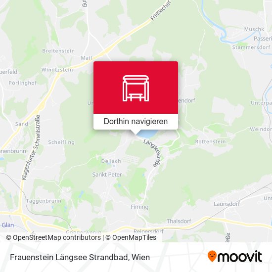 Frauenstein Längsee Strandbad Karte
