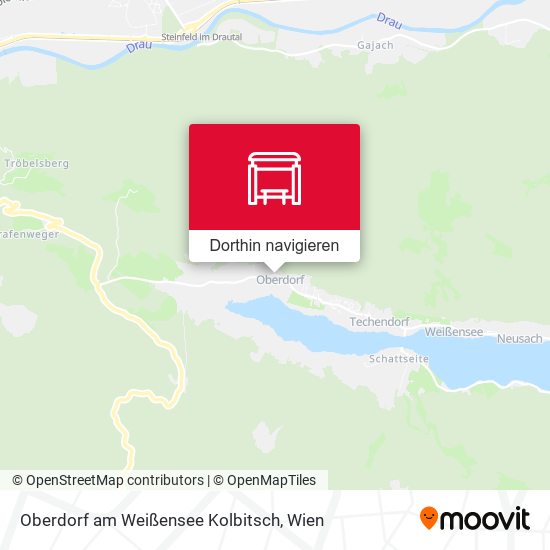 Oberdorf am Weißensee Kolbitsch Karte