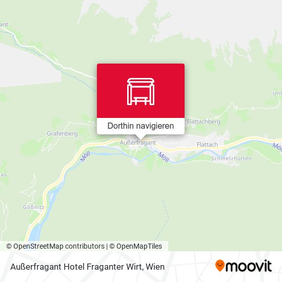 Außerfragant Hotel Fraganter Wirt Karte
