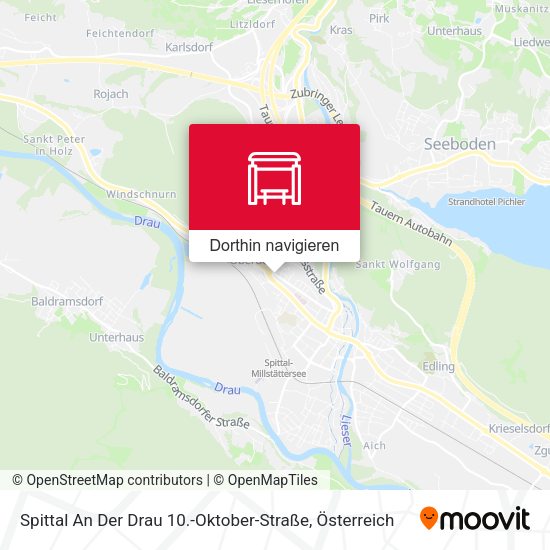 Spittal An Der Drau 10.-Oktober-Straße Karte