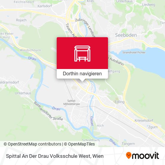 Spittal An Der Drau Volksschule West Karte