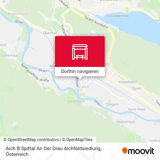 Aich B.Spittal An Der Drau Aichfeldsiedlung Karte