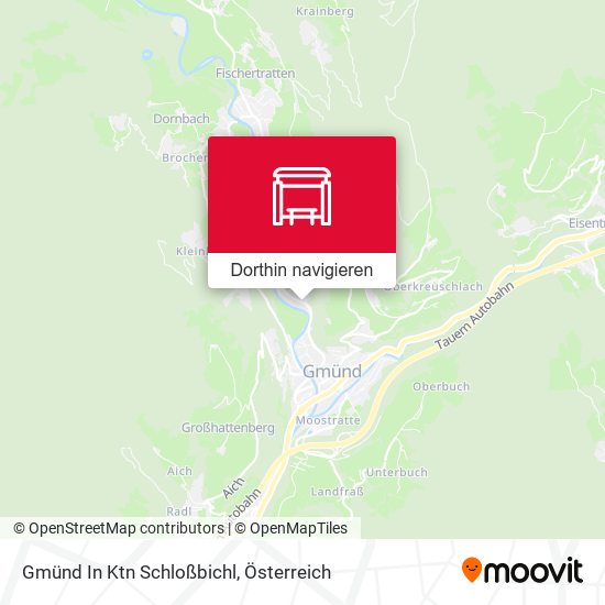 Gmünd In Ktn Schloßbichl Karte