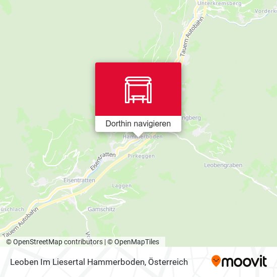 Leoben Im Liesertal Hammerboden Karte