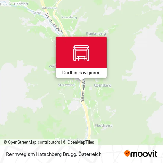 Rennweg am Katschberg Brugg Karte