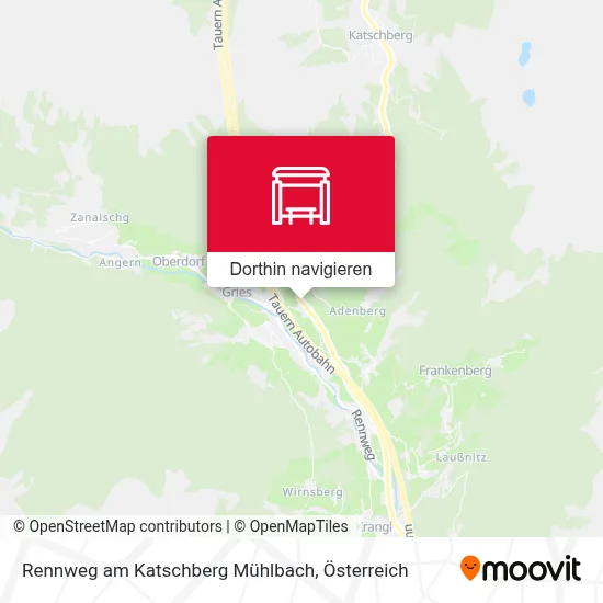 Rennweg am Katschberg Mühlbach Karte