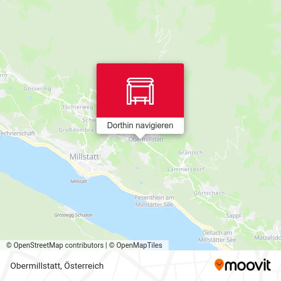 Obermillstatt Karte