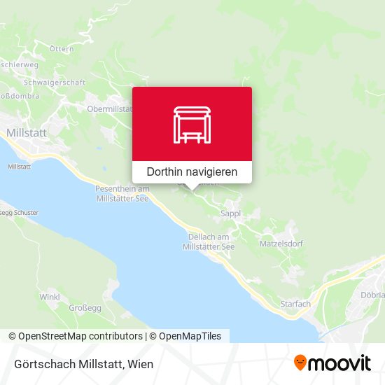 Görtschach Millstatt Karte