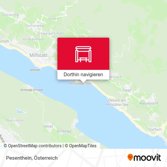 Pesenthein Karte