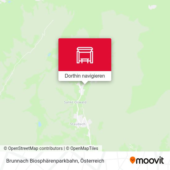 Brunnach Biosphärenparkbahn Karte