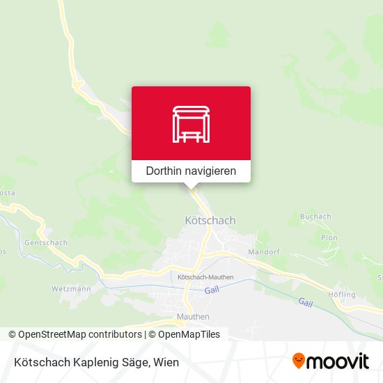 Kötschach Kaplenig Säge Karte