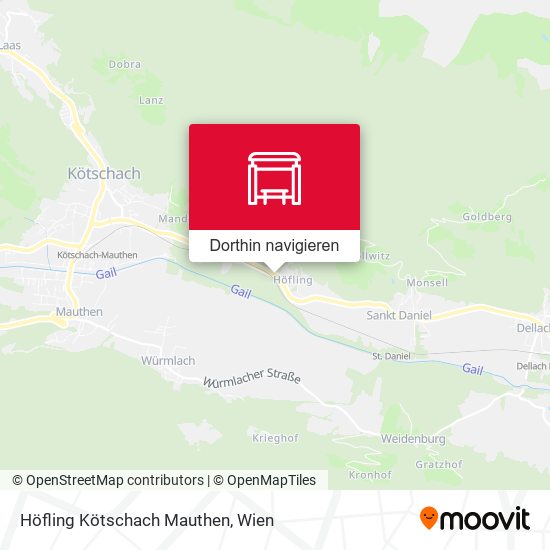 Höfling Kötschach Mauthen Karte