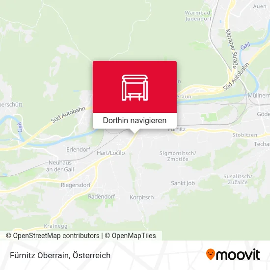 Fürnitz Oberrain Karte