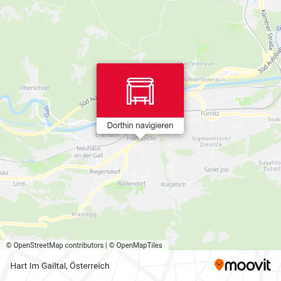 Hart Im Gailtal Karte
