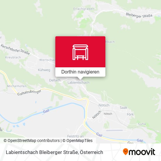 Labientschach Bleiberger Straße Karte