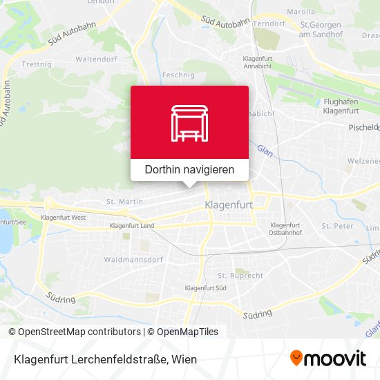 Klagenfurt Lerchenfeldstraße Karte
