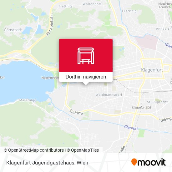 Klagenfurt Jugendgästehaus Karte