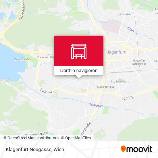 Klagenfurt Neugasse Karte