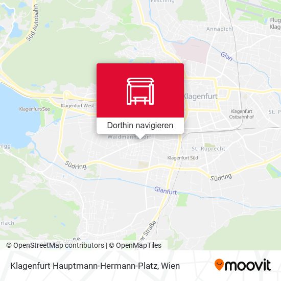 Klagenfurt Hauptmann-Hermann-Platz Karte