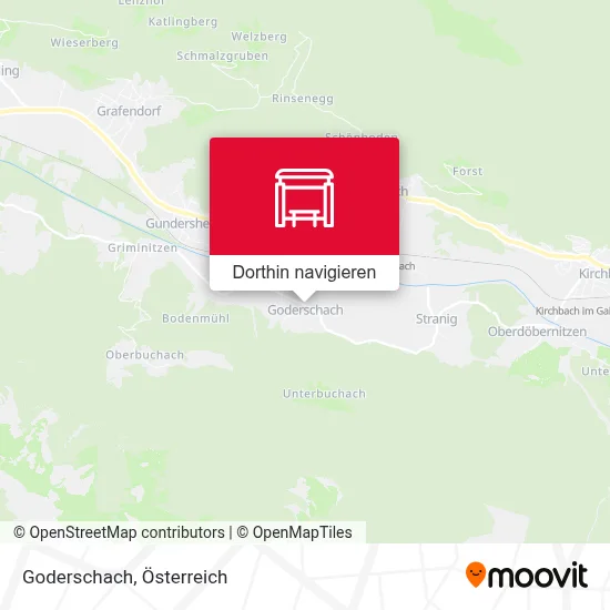 Goderschach Karte