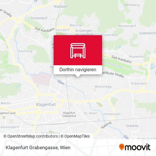 Klagenfurt Grabengasse Karte