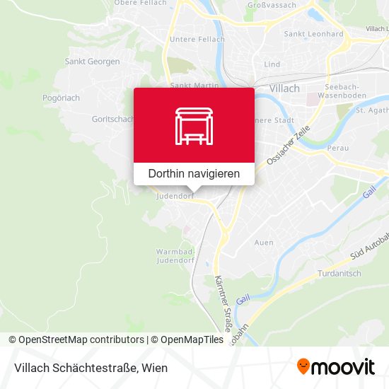Villach Schächtestraße Karte