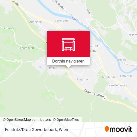 Feistritz/Drau Gewerbepark Karte