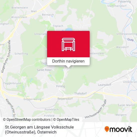 St.Georgen am Längsee Volksschule (Otwinusstraße) Karte