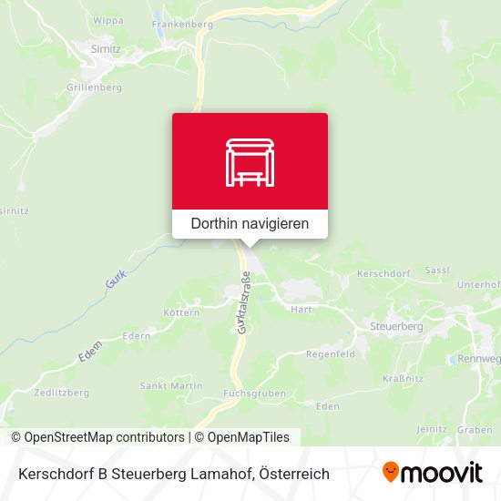 Kerschdorf B Steuerberg Lamahof Karte