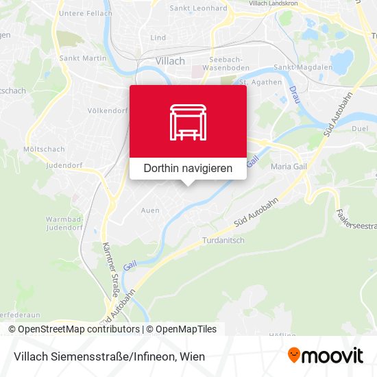 Villach Siemensstraße/Infineon Karte