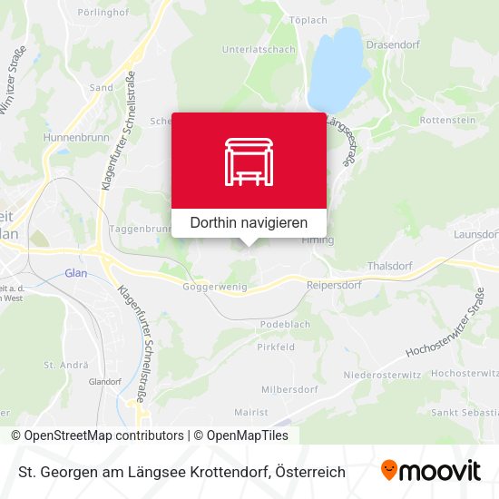 St. Georgen am Längsee Krottendorf Karte
