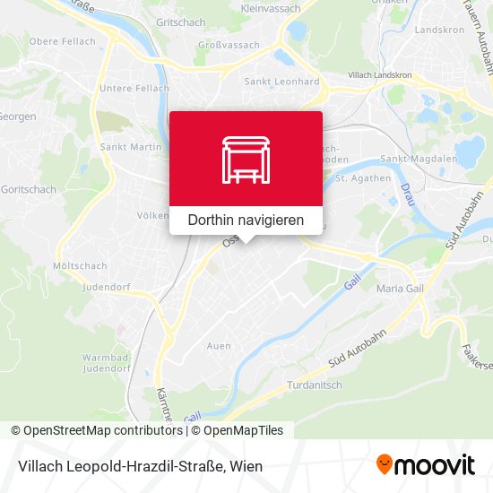 Villach Leopold-Hrazdil-Straße Karte