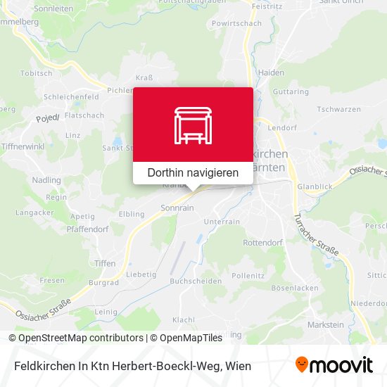 Feldkirchen In Ktn Herbert-Boeckl-Weg Karte
