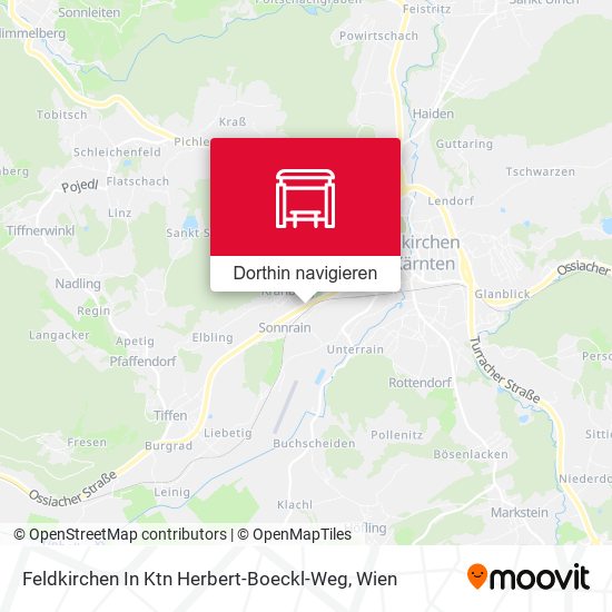 Feldkirchen In Ktn Herbert-Boeckl-Weg Karte