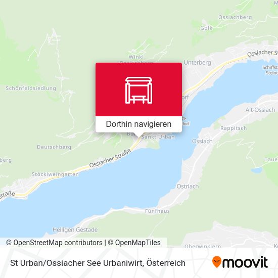 St Urban / Ossiacher See Urbaniwirt Karte