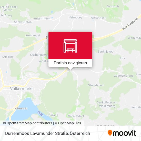 Dürrenmoos Lavamünder Straße Karte