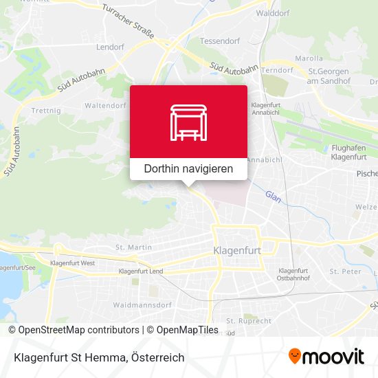 Klagenfurt St Hemma Karte