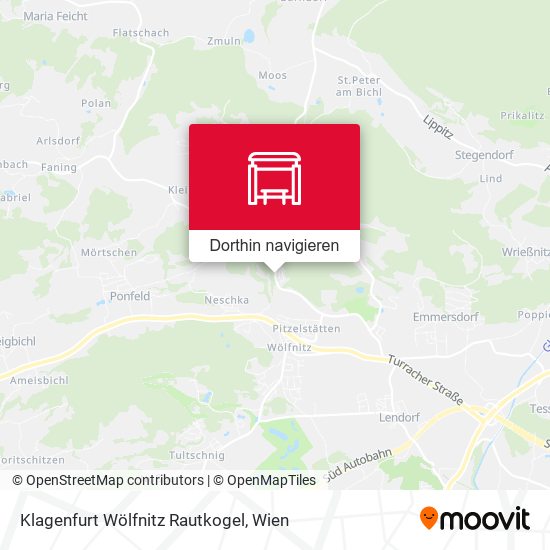 Klagenfurt Wölfnitz Rautkogel Karte