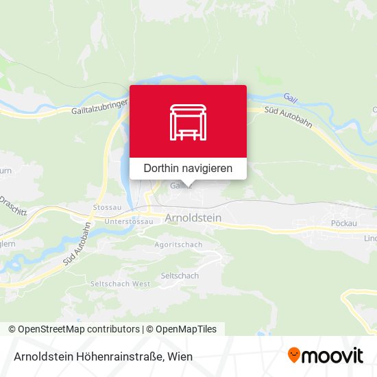 Arnoldstein Höhenrainstraße Karte