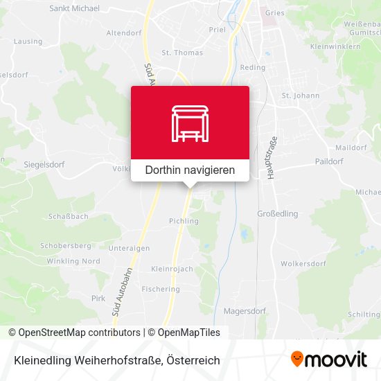 Kleinedling Weiherhofstraße Karte