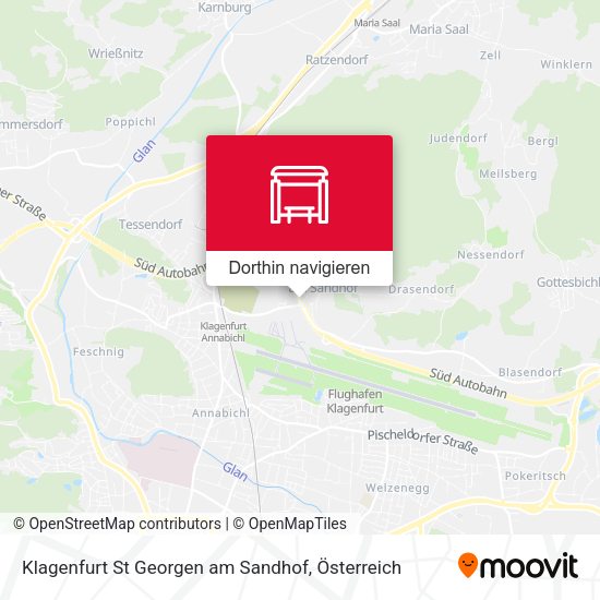 Klagenfurt St Georgen am Sandhof Karte