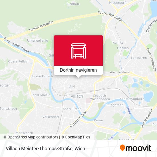 Villach Meister-Thomas-Straße Karte